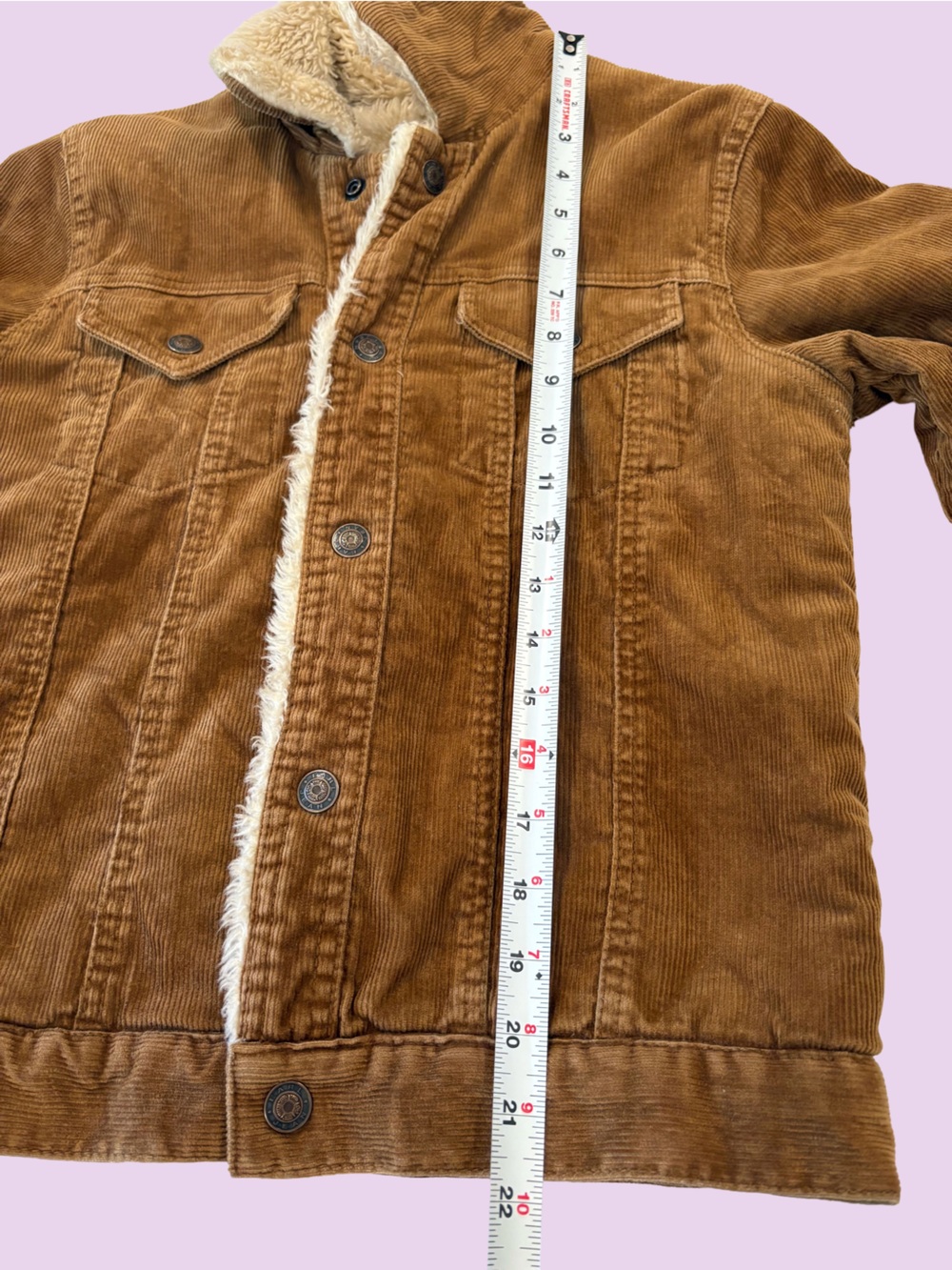 Vintage Y2K Earl Jean Sherpa Corduroy Jacket Alt. ASO Gilmore Girls Friends OTH - Picture 7 of 10